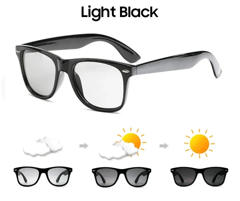 Avec vos lunettes de soleil, plus besoin de les enlever en intérieur ou quand le soleil disparaît ! Grâce à leurs verres intelligents, elles s'adaptent automatiquement à la luminosité, s'assombrissant sous le soleil et s'éclaircissant à l'ombre.