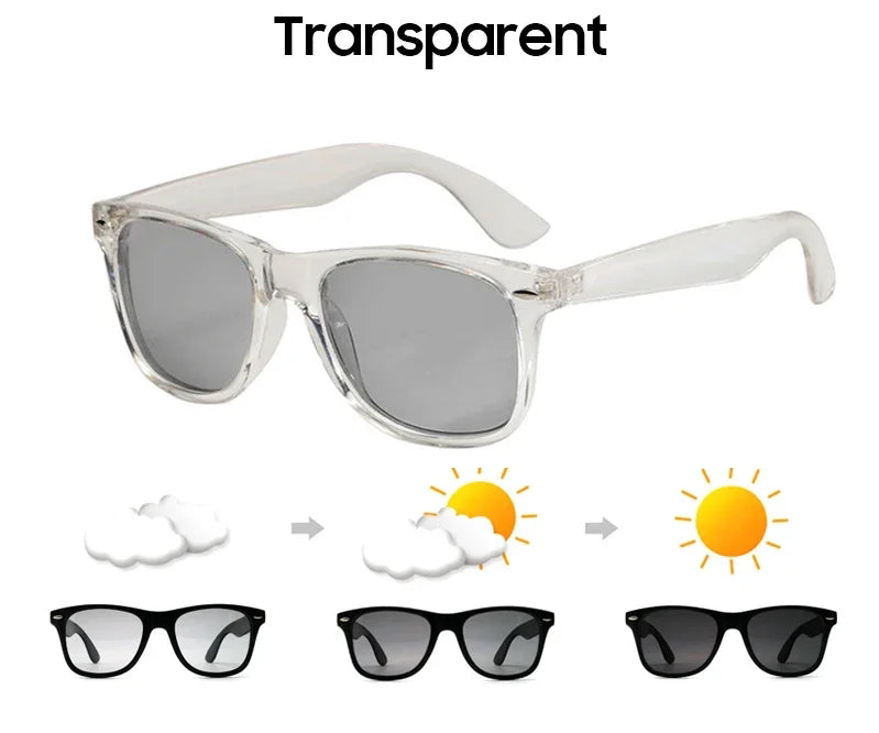 Avec vos lunettes de soleil, plus besoin de les enlever en intérieur ou quand le soleil disparaît ! Grâce à leurs verres intelligents, elles s'adaptent automatiquement à la luminosité, s'assombrissant sous le soleil et s'éclaircissant à l'ombre.