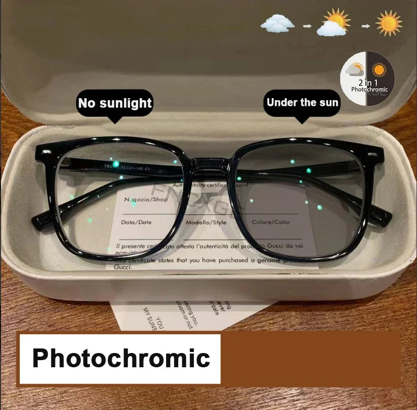 Plus besoin d'enlever ses lunettes en intérieur ou quand le soleil disparaît ! Grâce à leurs verres intelligents, elles s'adaptent automatiquement à la luminosité, s'assombrissant sous le soleil et s'éclaircissant à l'ombre.